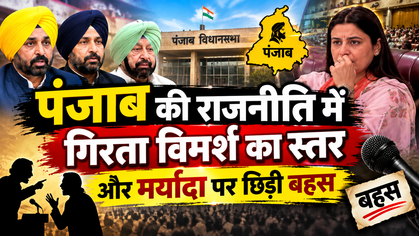 पंजाब की राजनीति में मुद्दों की जगह चरित्र हनन का दौर: क्या सोशल मीडिया के दौर में सियासी मर्यादा और महिलाओं का सम्मान ताक पर है?
