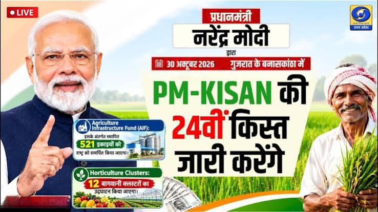 PM Kisan Samman Nidhi: प्रधानमंत्री नरेंद्र मोदी ने गुजरात से जारी की PM-KISAN की 24वीं किस्त, 9.34 करोड़ किसानों के खातों में आए 2,000 रुपये